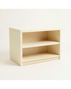 Alder Branch Low Bookcase - Cream (synthetic illustration; no displayed measurements)