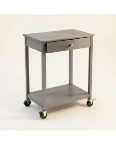 Laurel Branch Empty Rolling Workshop Cart - Gray (synthetic illustration; no displayed measurements)