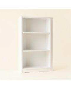 Juniper Edge Freestanding Bookcase - White (synthetic illustration; no displayed measurements)