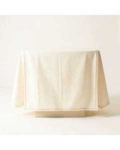 Briar Crest Flat Bed Sheet - Ivory (synthetic illustration; no displayed measurements)