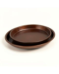 Metal 2 Piece Nesting Serving Tray Set (synthetic illustration; no displayed measurements)