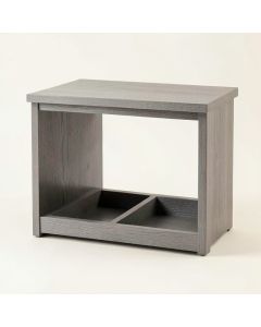 Harbor Arc Empty Coffee-Station Organizer - Gray (synthetic illustration; no displayed measurements)