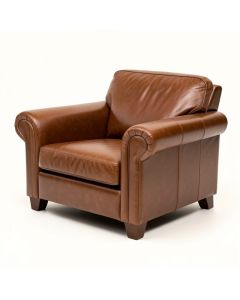Valencia 68 '' Genuine Leather Rolled Arm Loveseat (synthetic illustration; no displayed measurements)