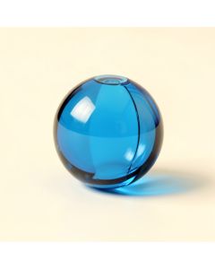 Indented Glass Round Knob (synthetic illustration; no displayed measurements)