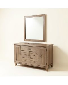 Claire 60 '' Single Bathroom Vanity Set (synthetic illustration; no displayed measurements)