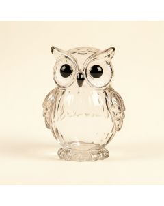 Avevia Glass Owl Figurine (synthetic illustration; no displayed measurements)