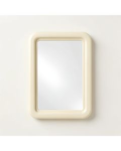 Laurel Arc Framed Wall Mirror - Cream (synthetic illustration; no displayed measurements)