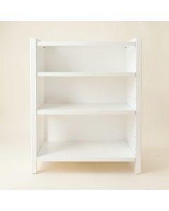 Shore Branch Empty Seed-Starting Shelving Unit Without Lights - White (synthetic illustration; no displayed measurements)
