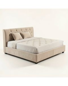 Bonucci Tufted Upholstered Low Profile Standard Bed (synthetic illustration; no displayed measurements)