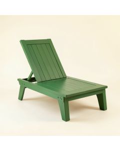 Rowan Bend Outdoor Lounge Chair - Green (synthetic illustration; no displayed measurements)