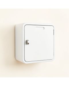 Aspen Crossing Wall-Mounted Laundry Cabinet - White (synthetic illustration; no displayed measurements)