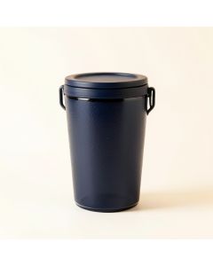 Oak Bridge Storage Canister With Lid - Navy (synthetic illustration; no displayed measurements)