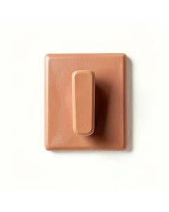 Hazel Bend Wall-Mounted Robe Hook - Terracotta (synthetic illustration; no displayed measurements)