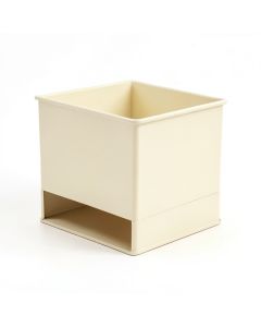 Cove Branch Empty Raised Planter - Cream (synthetic illustration; no displayed measurements)