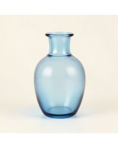 Cliff Bridge Empty Decorative Vase - Blue (synthetic illustration; no displayed measurements)