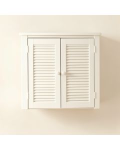 Hill Bluff Wall-Mounted Laundry Cabinet - White (synthetic illustration; no displayed measurements)