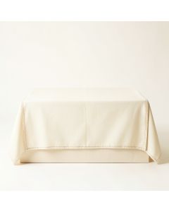 Elm Edge Flat Bed Sheet - Cream (synthetic illustration; no displayed measurements)