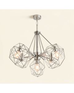 Allegro Unique / Statement Geometric Chandelier (synthetic illustration; no displayed measurements)