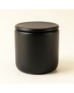 Oak Canyon Storage Canister With Lid - Black (synthetic illustration; no displayed measurements)