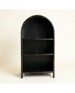 Reed Brook Freestanding Bookcase - Black (synthetic illustration; no displayed measurements)