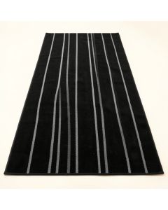 Olive Arc Rectangular Area Rug - Black (synthetic illustration; no displayed measurements)