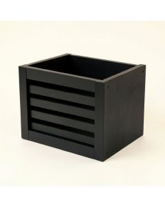 Brook Falls Empty Furniture-Style Litter Enclosure - Black (synthetic illustration; no displayed measurements)