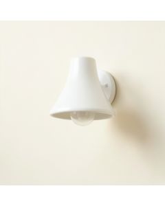 Vale Branch Wall Sconce Mounted On A Plain Wall - White (synthetic illustration; no displayed measurements)