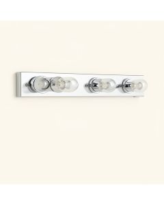 Addlie 4-Light Dimmable Chrome Vanity Light (synthetic illustration; no displayed measurements)