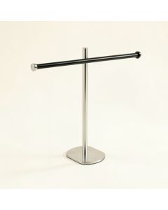 Stainless Steel Towel Rack Punch-Free Towel Single Rod Rack Bath Towel Holder (synthetic illustration; no displayed measurements)