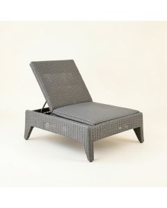 Elm Bend Outdoor Lounge Chair - Gray (synthetic illustration; no displayed measurements)