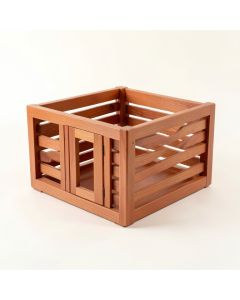 Cove Branch Empty Furniture-Style Pet Crate - Terracotta (synthetic illustration; no displayed measurements)