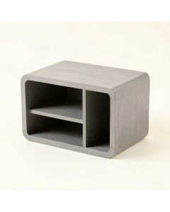 Field Bend Low Toy Storage Unit - Gray (synthetic illustration; no displayed measurements)
