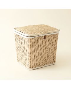 Holly Branch Laundry Hamper - White (synthetic illustration; no displayed measurements)