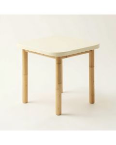 Hill Bluff Compact Balcony Table - Cream (synthetic illustration; no displayed measurements)