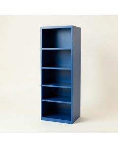 Oak Branch Narrow Cubby Tower - Blue (synthetic illustration; no displayed measurements)