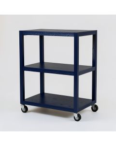 Oak Crest Empty Rolling Workshop Cart - Navy (synthetic illustration; no displayed measurements)