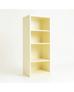 Rowan Arc Narrow Cubby Tower - Ivory (synthetic illustration; no displayed measurements)