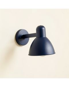 Holly Brook Wall Sconce Mounted On A Plain Wall - Navy (synthetic illustration; no displayed measurements)