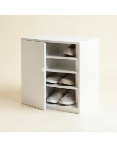 Two Row 10 Pair Shoe Storage Cabinet (synthetic illustration; no displayed measurements)