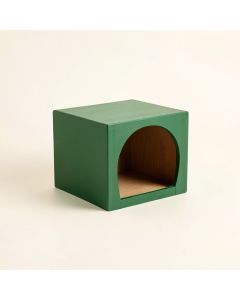 Pine Arc Wall-Mounted Cat Perch (synthetic illustration; no displayed measurements)
