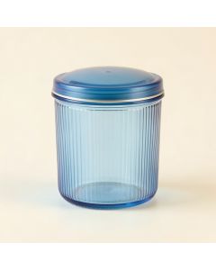 Meadow Arc Storage Canister With Lid - Blue (synthetic illustration; no displayed measurements)