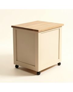 Aadham Kitchen Island With Wood Top (synthetic illustration; no displayed measurements)