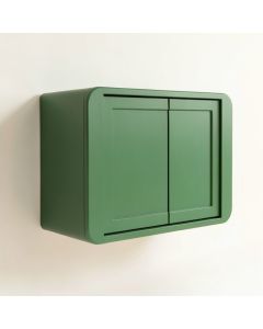 Pine Brook Wall-Mounted Entry Cabinet - Green (synthetic illustration; no displayed measurements)