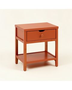 Shore Falls Nightstand - Terracotta (synthetic illustration; no displayed measurements)