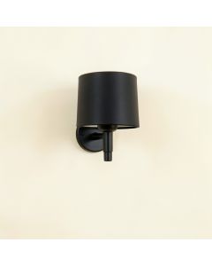 River Crossing Wall Sconce Mounted On A Plain Wall - Black (synthetic illustration; no displayed measurements)