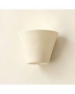 Aspen Bluff Wall Sconce Mounted On A Plain Wall - Ivory (synthetic illustration; no displayed measurements)