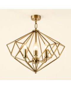 Wyble Lantern Geometric Chandelier (synthetic illustration; no displayed measurements)