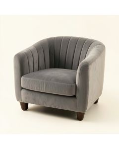 Olive Canyon Upholstered Armchair - Gray (synthetic illustration; no displayed measurements)