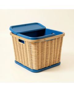 Olive Bluff Laundry Hamper - Blue (synthetic illustration; no displayed measurements)