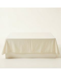 Holly Brook Flat Bed Sheet - Ivory (synthetic illustration; no displayed measurements)